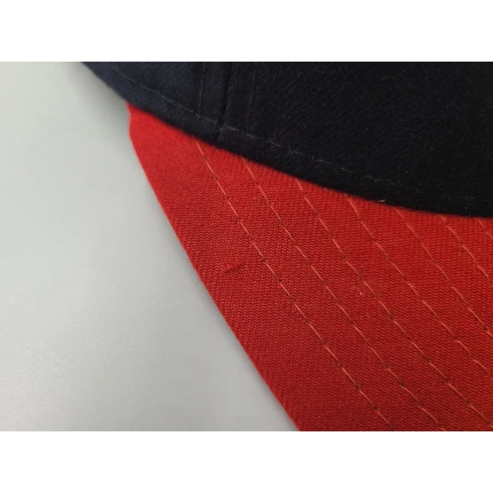 Vintage Kansas City Chiefs New Era Low Profile‎ Snapback Hat Cap Wool Black Red